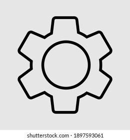 icono de esquema gráfico vectorial aislado