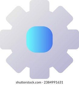 Settings pixel perfect flat gradient two-color ui icon. Software functions setup. Device configuration. Simple filled pictogram. GUI, UX design for mobile application. Vector isolated RGB illustration