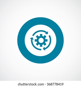 settings reload icon, on white background
