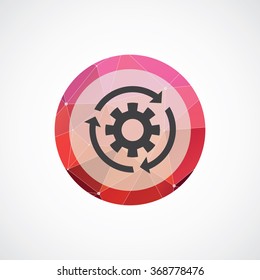 settings reload icon, on white background