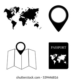 Settings and repair icons  vector set