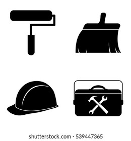 Settings and repair icons  vector set