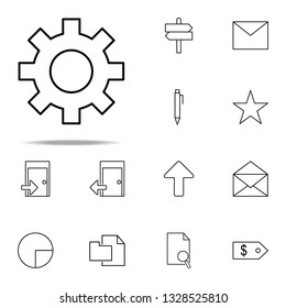 settings sign icon. Web icons universal set for web and mobile