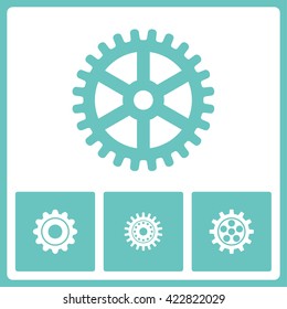 Settings sign. Vector graphic collection.