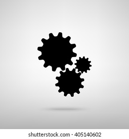 Settings sign. Vector illustration