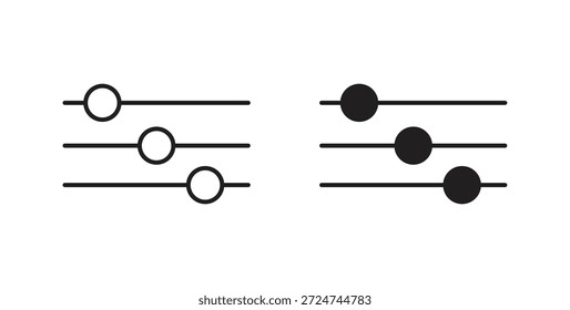 Symbol "Einstellungen". gefülltes Flachschild für mobiles Konzept und Webdesign