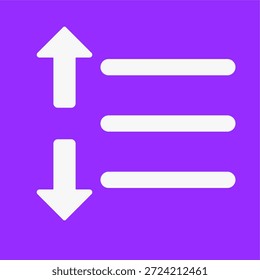 Settings Sliders Icon – Flat UI Control Symbol for App and Web Design