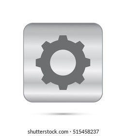 Settings Symbol. Gear Vector Icon. Eps 10. Vector Illustration