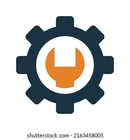 Settings, tools, machine, gears icon. Simple editable vector illustration.