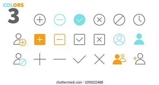 Settings UI Pixel Perfect Well-crafted Vector Thin Line Icons 48x48 Ready for 24x24 Grid for Web Graphics and Apps with Editable Stroke. Simple Minimal Pictogram Part 2-6