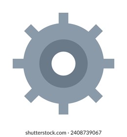 Settings Vector Flat Icon For Personal And Commercial Use.
