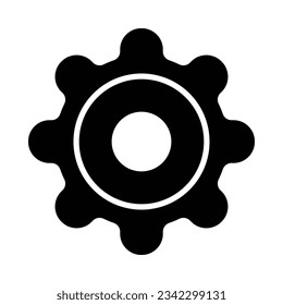 Settings Vector Glyph Icon For Personal And Commercial Use.
