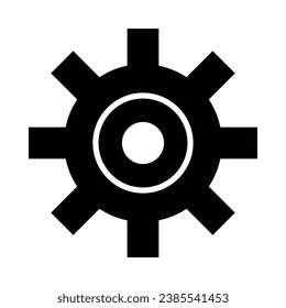 Settings Vector Glyph Icon For Personal And Commercial Use.
