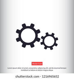 settings vector icon 10 eps