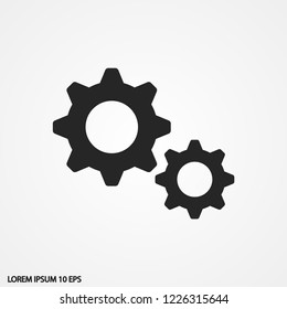 settings vector icon 10 eps