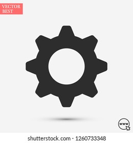 settings vector icon 10 eps