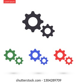 settings vector icon 10 eps