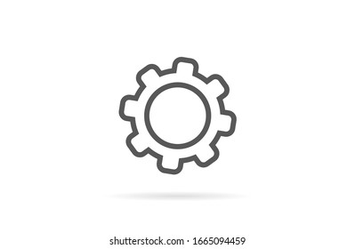 Settings vector icon 10 eps , Lorem ipsum Flat design Gears Settings vector icon Cogwheel gear mechanism vector Settings vector icon Settings icon colored isolated illustration