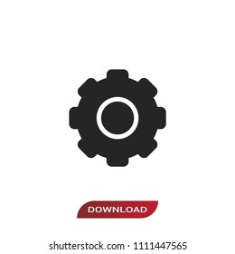 Settings vector icon
