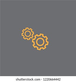 Settings vector icon