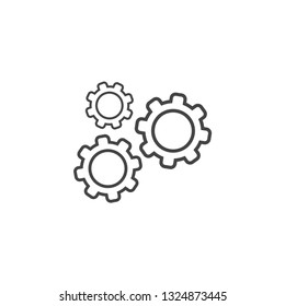 settings vector icon