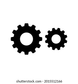 Settings vector icon for apps and web sites