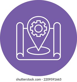 Settings vector icon. Can be used for printing, mobile and web applications.