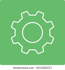 Settings vector icon. Can be used for printing, mobile and web applications.