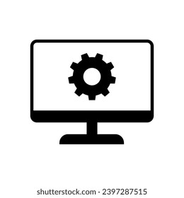 Settings vector icon. development vector icon. updates symbol. repair logo.