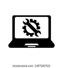 Settings vector icon. development vector icon. updates symbol. repair logo.