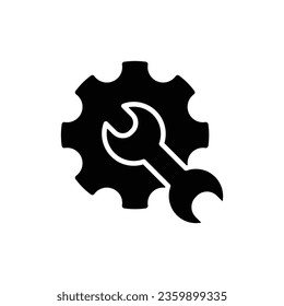 Settings vector icon gear sign