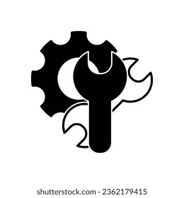 Settings vector icon gear sign
