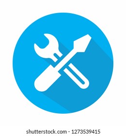 Settings vector icon illustration