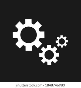 Settings vector icon. Illustration for graphic and web design.