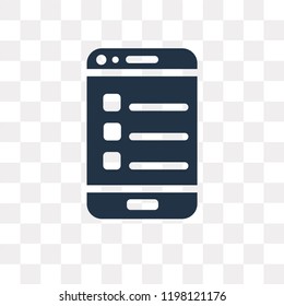 Settings vector icon isolated on transparent background, Settings transparency concept can be used web and mobile
