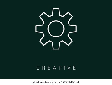 Preferencias símbolo de línea de iconos vectoriales.