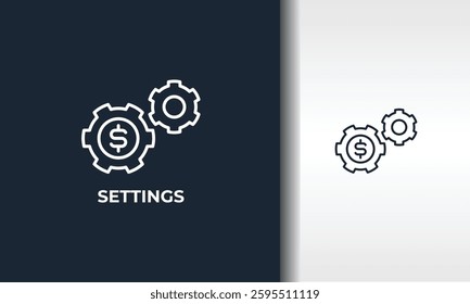 Settings Vector, Icon Or Logo Sign Isolated Symbol Illustration