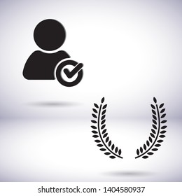 Settings  vector icon  , lorem ipsum Flat design