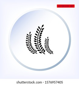 Settings vector icon , lorem ipsum Flat design