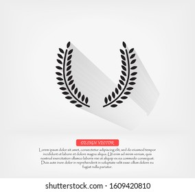 Settings vector icon , lorem ipsum Flat design