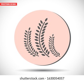 Settings vector icon , lorem ipsum Flat design