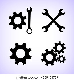 Settings  - vector icon; set