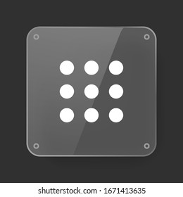 Settings vector icon for web
