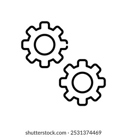 Settings vector icons ready to use website and mobile