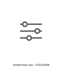 Settings vector in illustration icon concept.