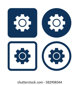 Settings Web Blue Buttons for Apps Programs