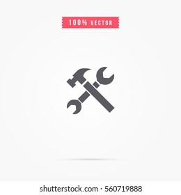 Settings Wrench Icon 