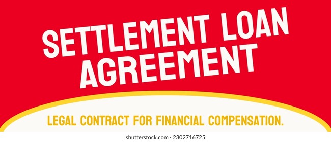 Settlement Loan Agreement: Agreement to receive an advance on a legal settlement.