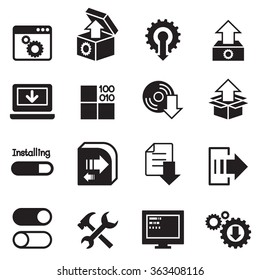 Setup , Configuration, Maintenance & Installation Icon