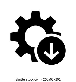 Setup icon isolated on white background